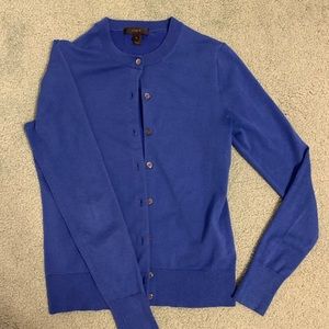 J Crew Cotton Jackie Cardigan Sweater